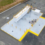 Exterior view of an aboveground self-bunded fuel tank for secure liquid storage in Tasmania.