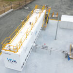 Aboveground self-bunded tank specifically configured for Jet A1 aviation fuel storage and dispensing in Tasmania.